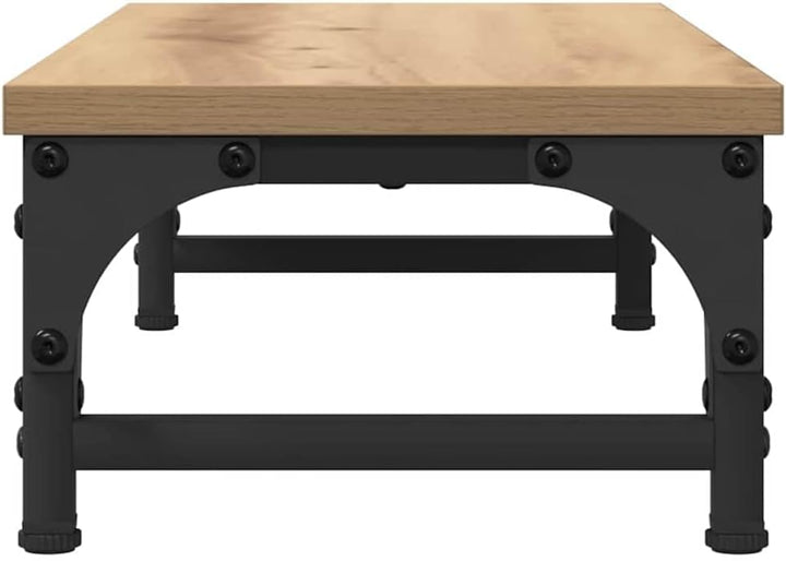 vidaXL Monitor Halterung Artisan-Eiche 55 x 23 x 14 cm Holzwerkstoff, Heimarbeitsplatz, minimalistis