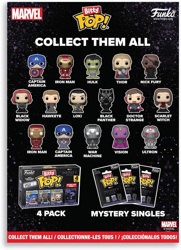Funko Bitty Pop! Countdown Calendar: Marvel Comics- Adventskalender - 24 Tage der Überraschung - Vin