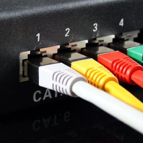 5m gelb - 10 Stück Cat.6 Patchkabel Netzwerkkabel CAT6 S-FTP Gigabit Lan PIMF CAT 6 Kupfer CU Haloge