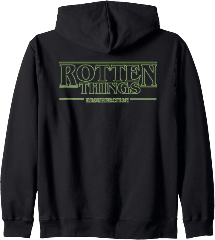 variegated.mind - Pflanzen Motiv 'ROTTEN THINGS' Kapuzenjacke
