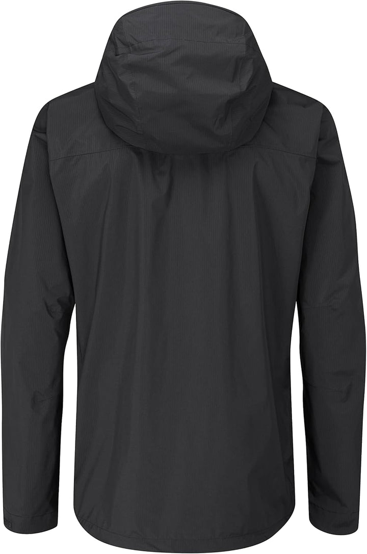 Rab Herren Downpour Plus 2.0 Jacke Regenjacke Hardshelljacke M Schwarz, M Schwarz