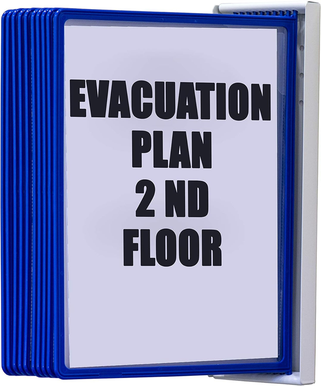 Leviatan Sichttafel Panel A4, PP 10er Packung, Blau Panel Blau, Panel Blau