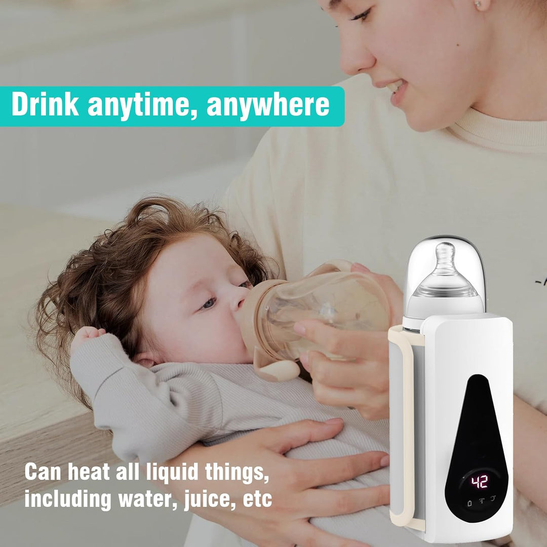Flaschenwärmer Baby, Flaschenwärmer Baby Unterwegs für alle Flaschen, Einstellbare Temperatur Babyfl