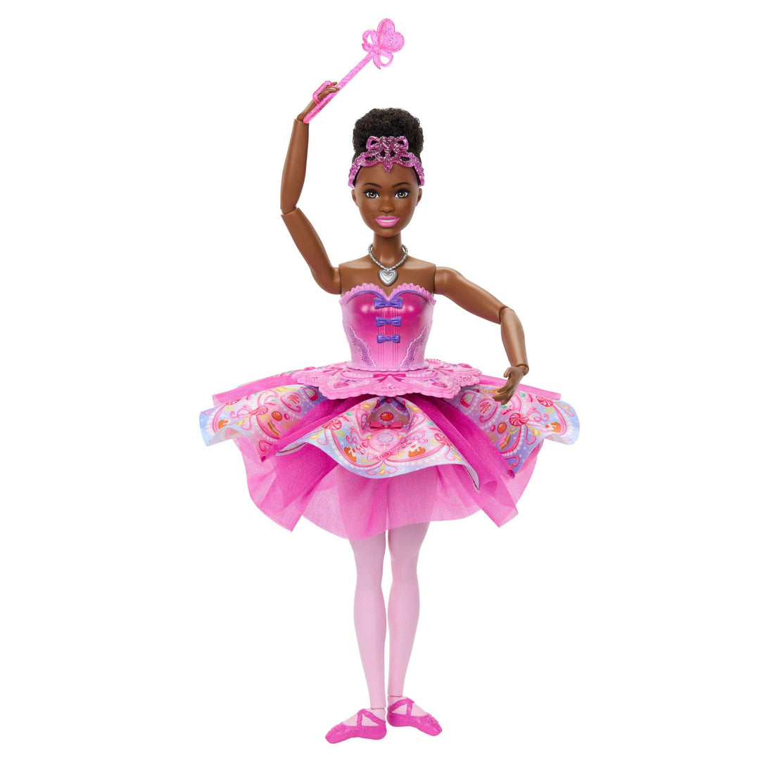 Barbie in: Der Nussknacker-Puppen, mit überraschendem Tutu-Wechsel-Effekt, Ombré-Tutu, Herzmedaillon