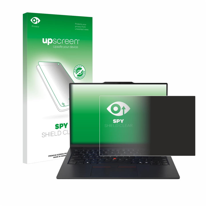 upscreen Anti-Spy Blickschutzfolie für Lenovo ThinkPad X1 Carbon Gen 13 14" Aura Edition Made in Ger