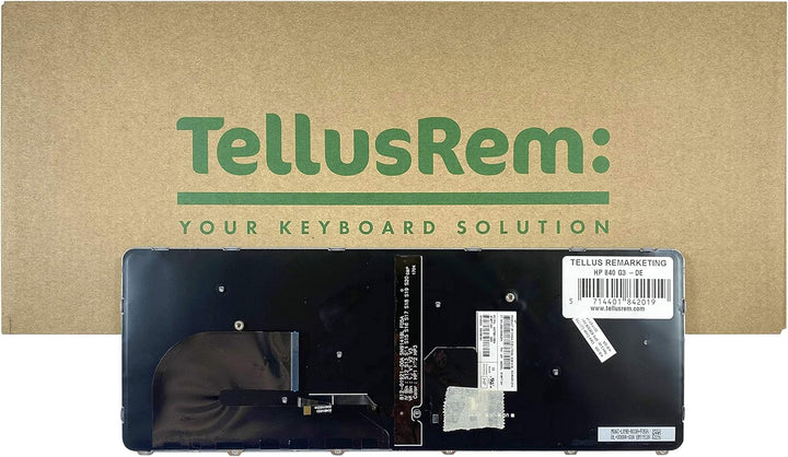 TellusRem ersatztastatur Deutsche Hintergrundbeleuchtung für HP 840 G3, 745 G3, 840 G4, 745 G4 Backl