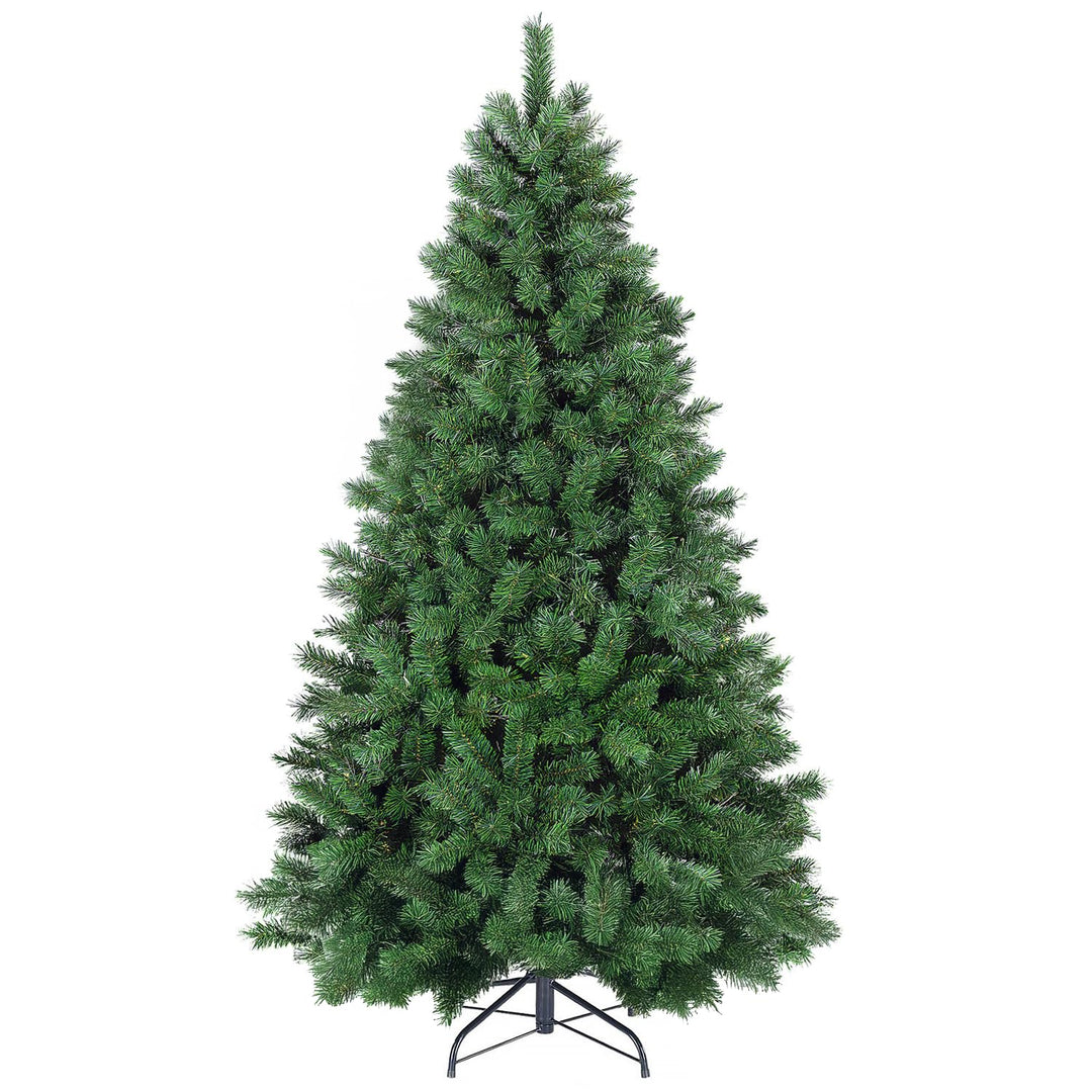 VEYLIN Künstlicher Weihnachtsbaum, 700 Spitzen, mit Metallständer, 1,8 m 1,8 M (6 Fuss), 700 Spitzen