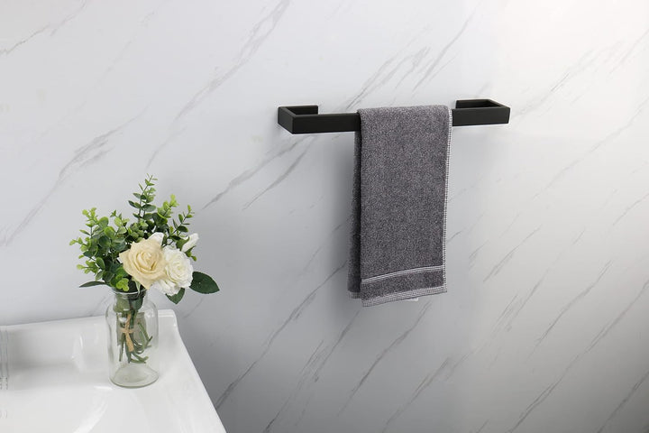 TocTen Badetuchhalter – quadratische Basis dicker SUS304 Edelstahl Handtuchstange für Badezimmer, Ba