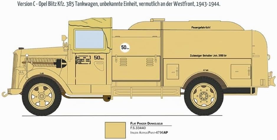 Italeri 2808S 1:48 Sd.Kfz.385 Tankwagen Bat.o.Brit, Modellbau, Bausatz, Standmodellbau, Basteln, Hob