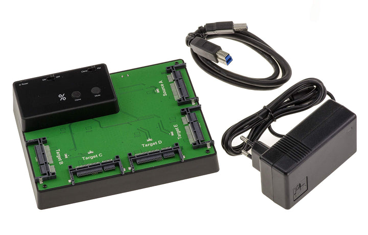 KALEA-INFORMATIQUE USB-Dockingstation für 5 CFast-2,0-Karten mit USB3.0-Verbindung und CLONAGE-Funkt