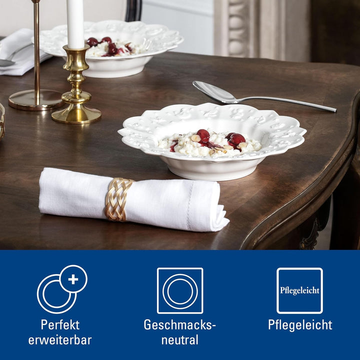 Villeroy & Boch Toys Delight Royal Classic Teller Tief, Weiss, 23,5 cm / 0,33 l Suppenteller, Suppen