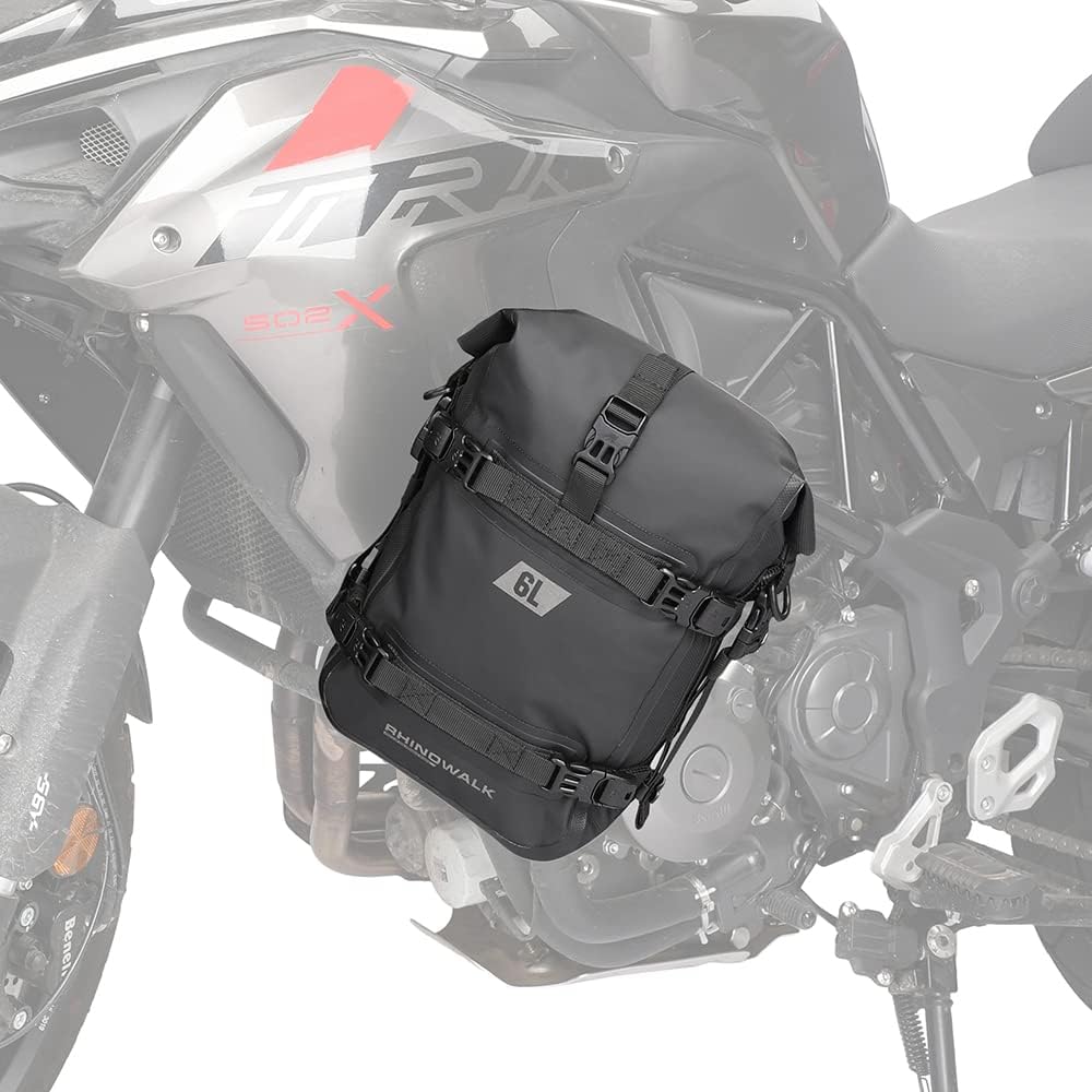 Rhinowalk Multifunktionale Motorradtasche Hecktasche Motorradgepäck 6L Motorrad Rahmentasche Sattelt