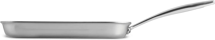 Tramontina 11-inch 80116/072DS Gourmet Stainless Steel Induction-Ready Tri-Ply Clad 11 inch Grill Pa