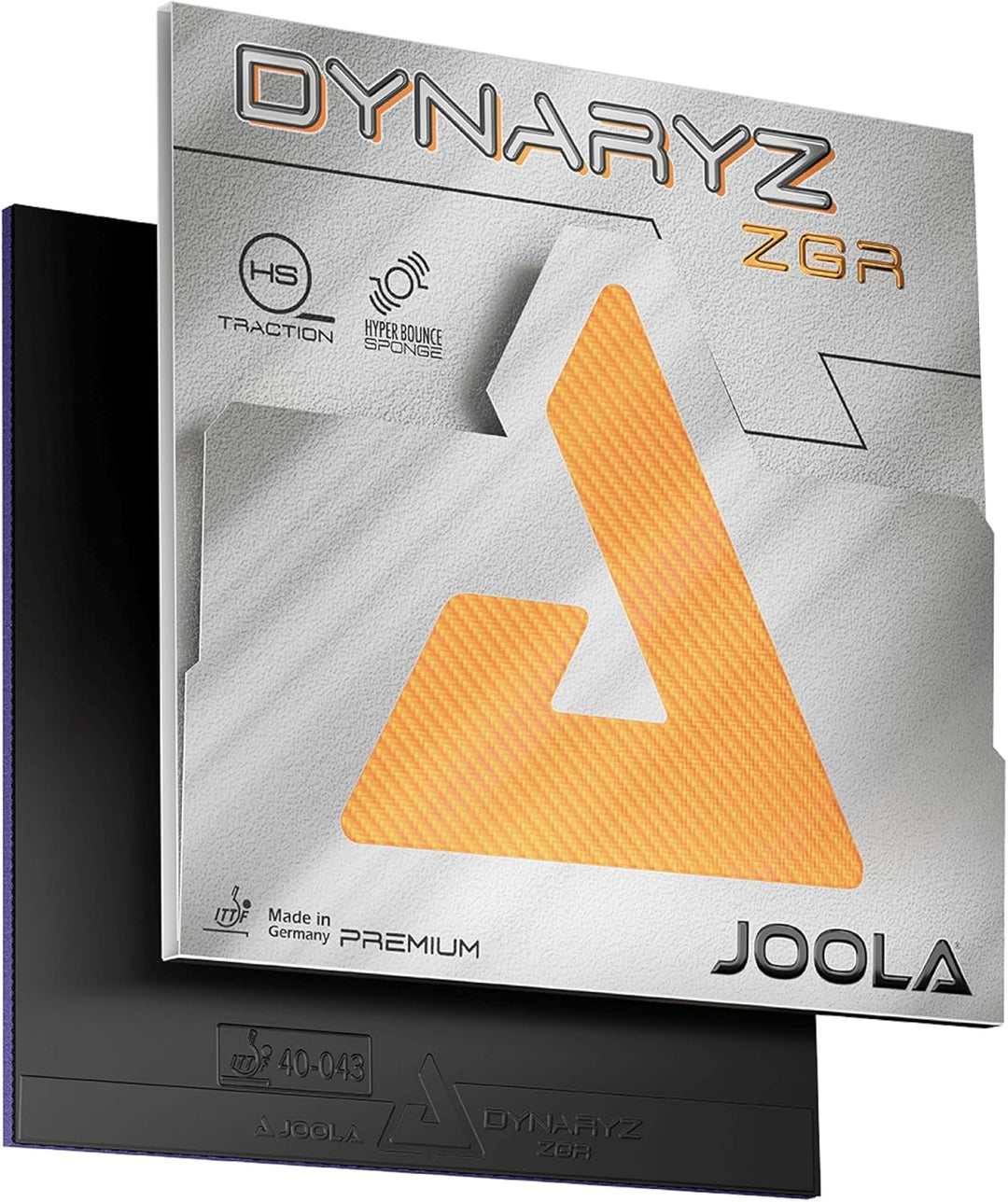 JOOLA Belag Dynaryz ZGR Schwarz 2,3 mm, Schwarz 2,3 mm