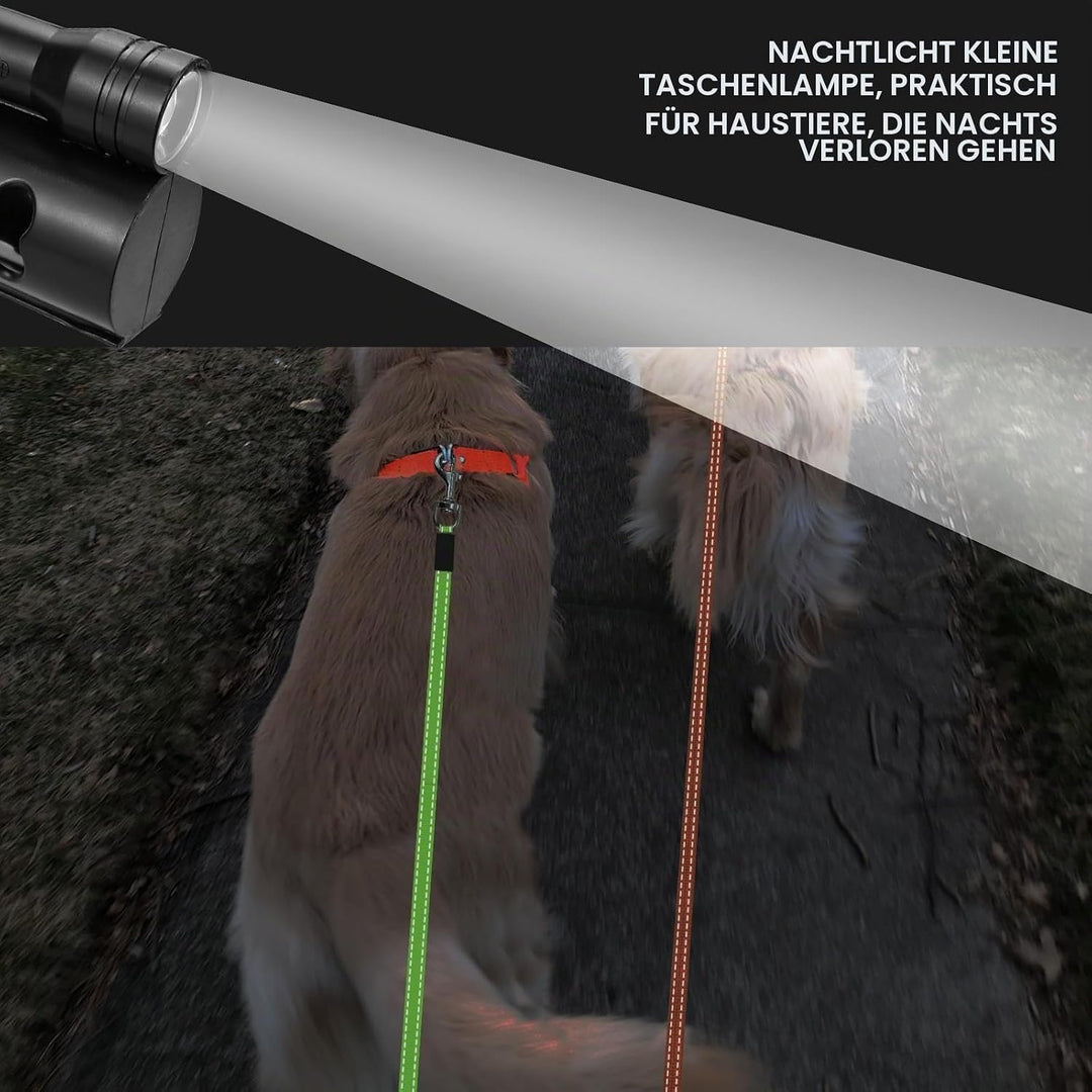 Doppelleine für 2 Hunde - Automatische Hundeleine für 2 Hunde, 360°Verhedderungsfreier Leinenverläng