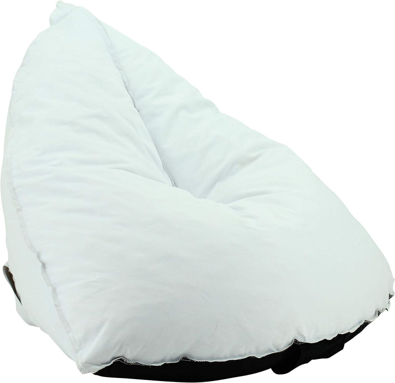 Happy Home Company 11445 Sitzsack Bean Bag Sitzkissen Weiss