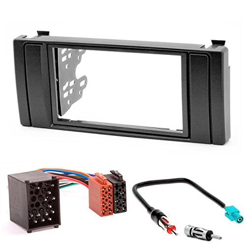 CARAV 11-041-3-67 Radioblende 2-DIN in Dash Installation kit Set for 5er (E39) 1995-2003; X5 (E53) 1