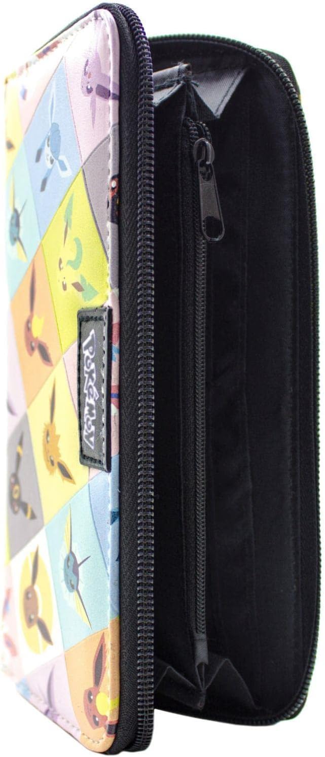 Eevee Eeveelution Umbreon Jolteon Portemonnaie Clutch Münzfach & Kartenhalter, Mehrfarbig