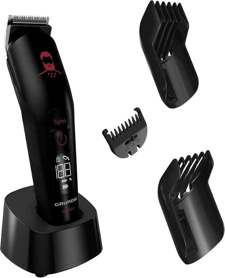 GRUNDIG MGK 9030 ProClub Multihaarschneideset, BeardCare Sensor, Wet & Dry Nutzung, Mit Li-Ion Akkut