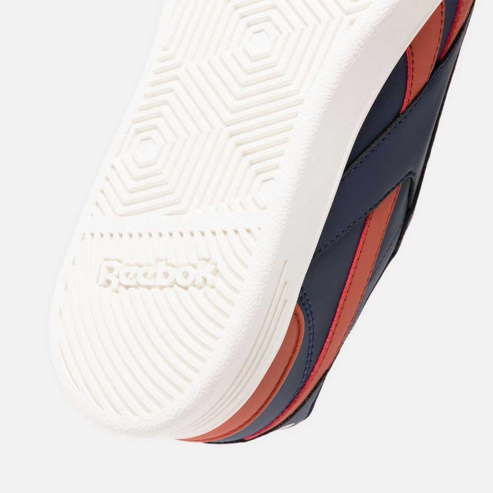 Reebok Unisex Court Advance ClipSneaker 36.5 EU Navy Brickred Chalk, 36.5 EU Navy Brickred Chalk