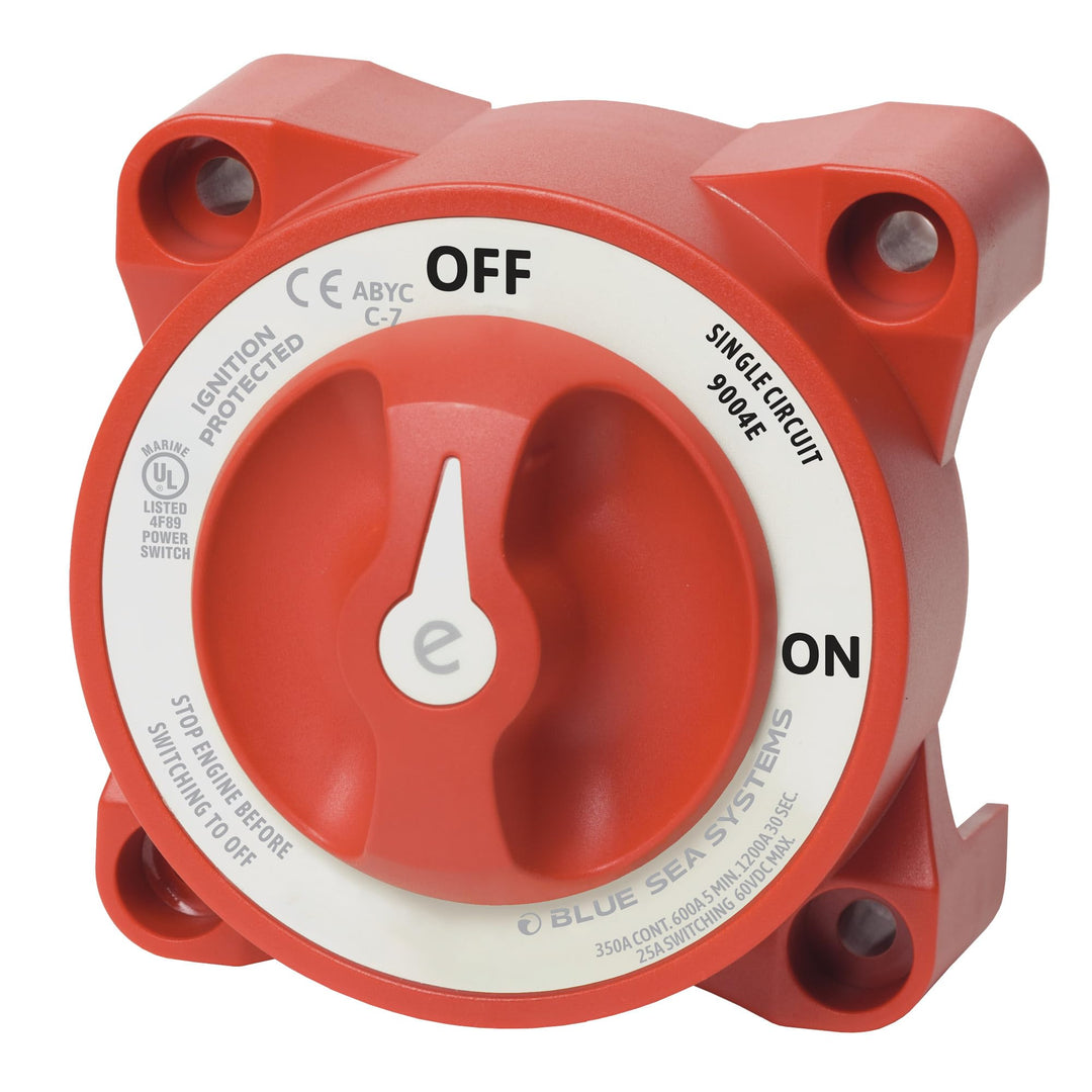 BLUE SEA 9004E BATTERY SWITCH E ON/OFF W/AFD Ein-Aus W/Afd, Ein-Aus W/Afd