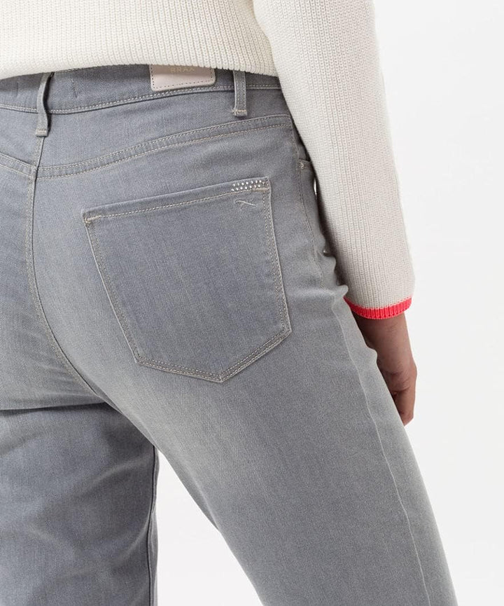 BRAX Damen Style Mary Blue Planet: Nachhaltige Five-Pocket Jeans 26W / 32L Light Grey, 26W / 32L Lig