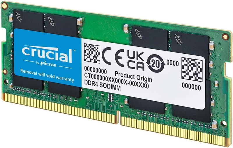 Crucial RAM CT32G4SFD832A 32GB DDR4 3200MHz CL22 (2933MHz oder 2666MHz) Laptop Arbeitsspeicher 3200M