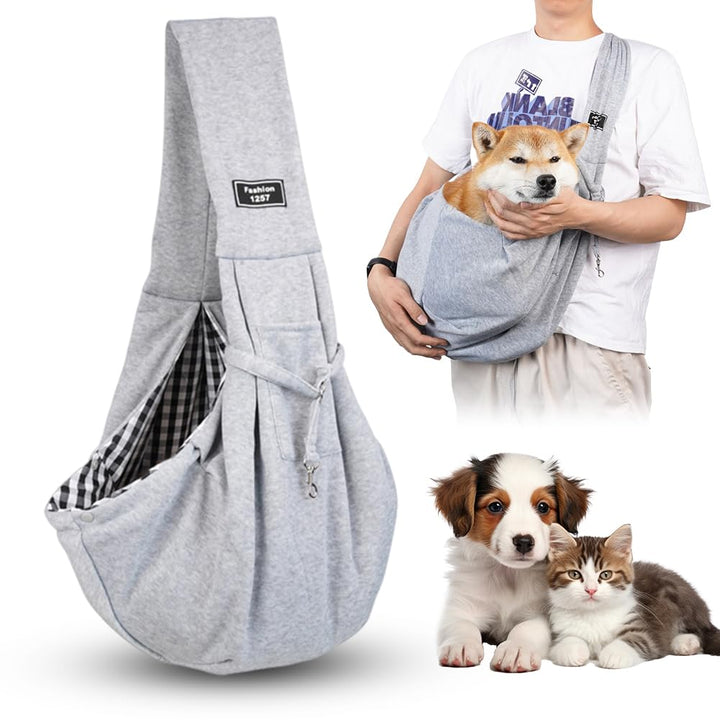 Hundetrage, Hundetragetuch, Umhängetasche für Haustiere, Hundetasche, Tragetasche Hund, Hunde Traget