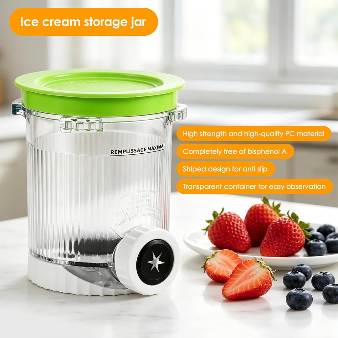 Behälter für Ninja Swirl CREAMi, 4er-Set 480ml Swirl Creami Behälter für NC700 NC701EU Serie Ninja C