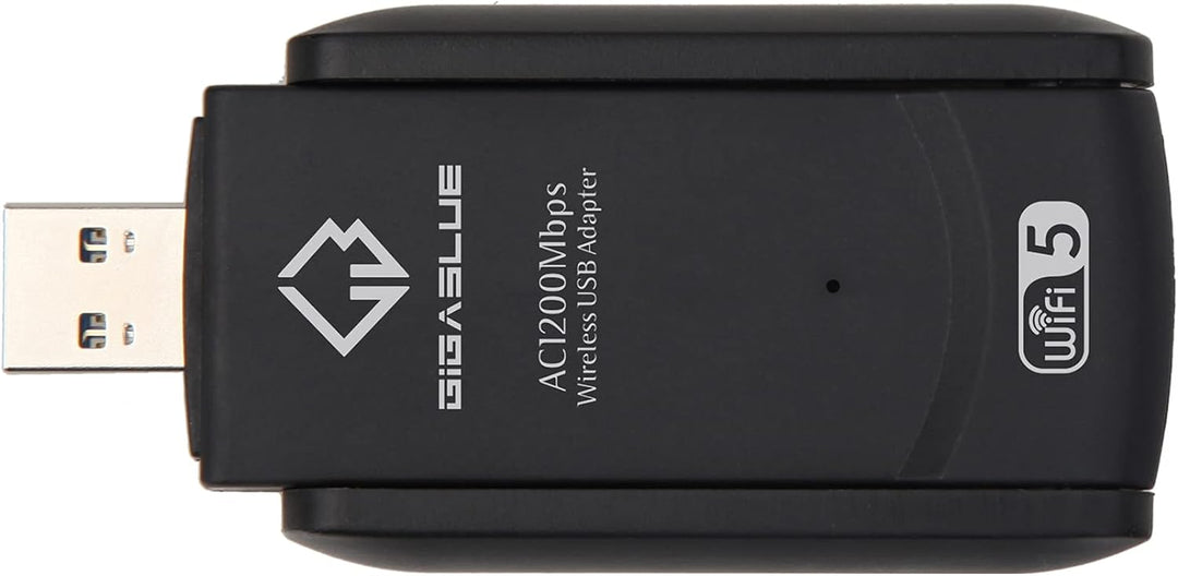GigaBlue Ultra 1200Mbps W-LAN 2.4 &amp; 5 GHz USB 3.0 WiFi Dual Band Adapter 5GHz+2.4GHz 2x5 dBi High Sp