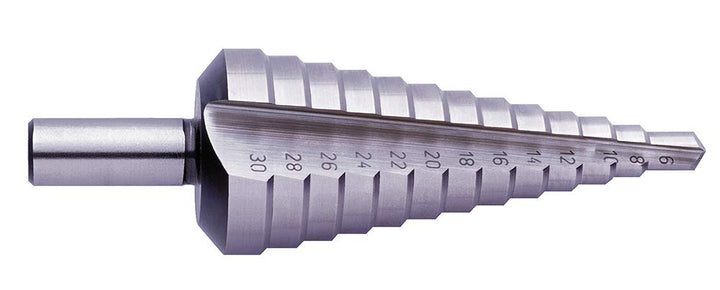 Exact Stufenbohrer mit gerader Nute, 30-40mm, HSS