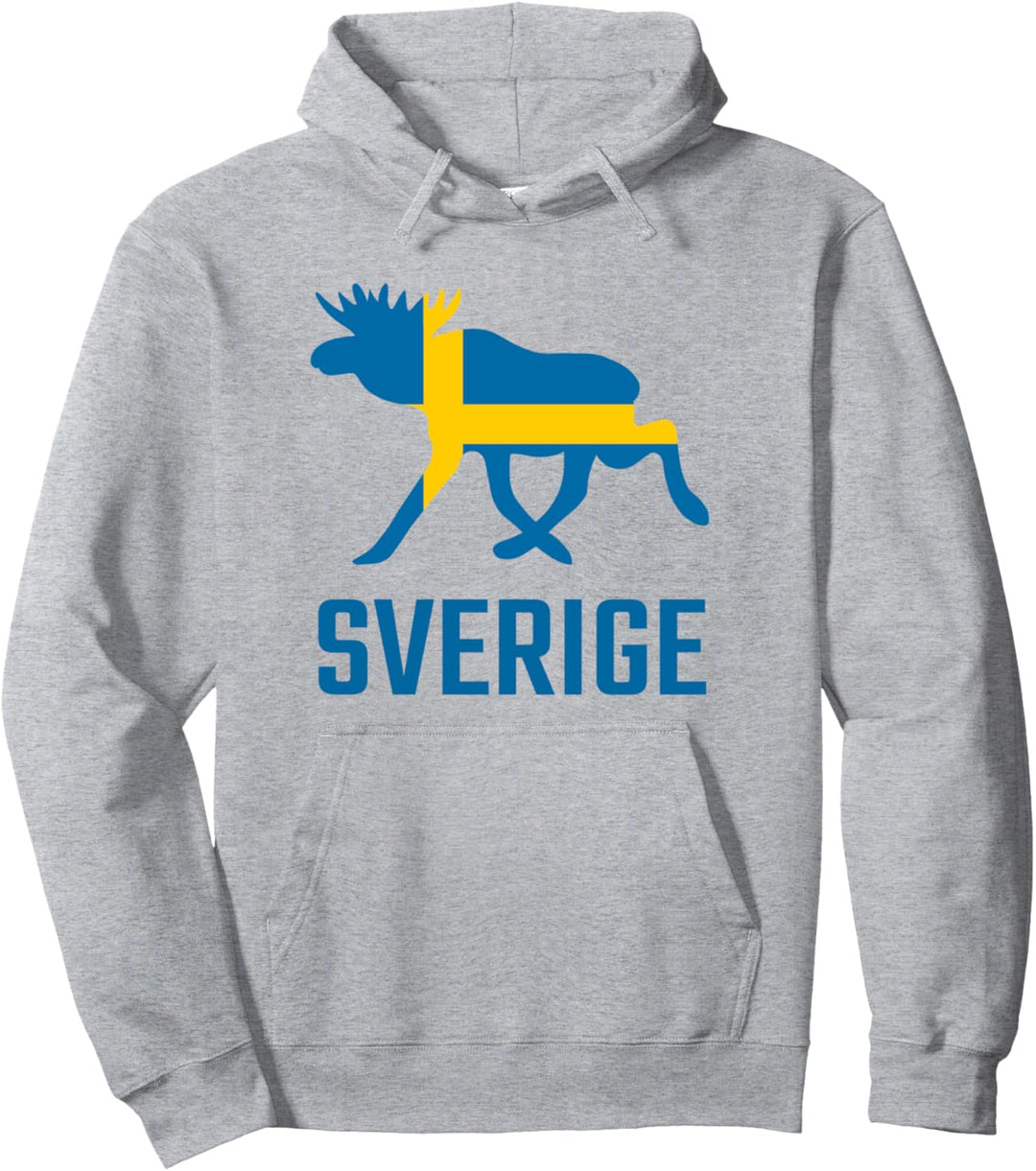 SVERIGE Elch für Skandinavien Fan im Schweden Urlaub Pullover Hoodie