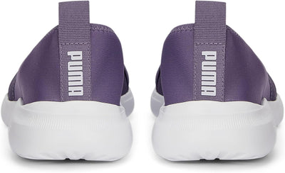 PUMA Damen Adelina Sneaker 37.5 EU Purple Charcoal Spring Lavender Puma White, 37.5 EU Purple Charco