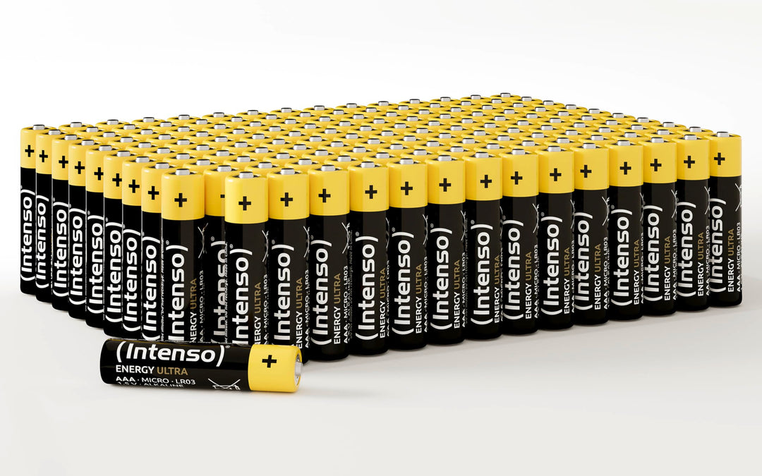 Intenso Energy Ultra AAA Micro LR03 Alkaline Batterien 150er Pack, gelb-schwarz 150er - AAA, 150er -