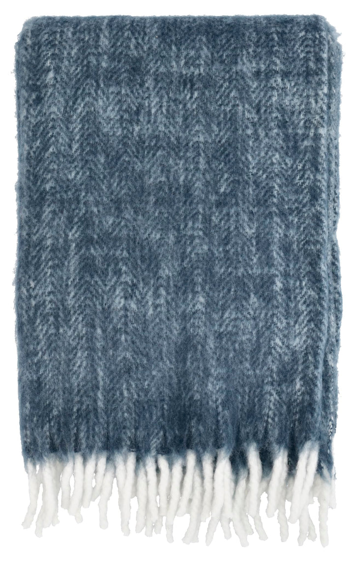 Södahl Brushed Decke aus 100% Acryl, 150 x 200 cm, Indigo 150 x 200 cm Indigo, 150 x 200 cm Indigo