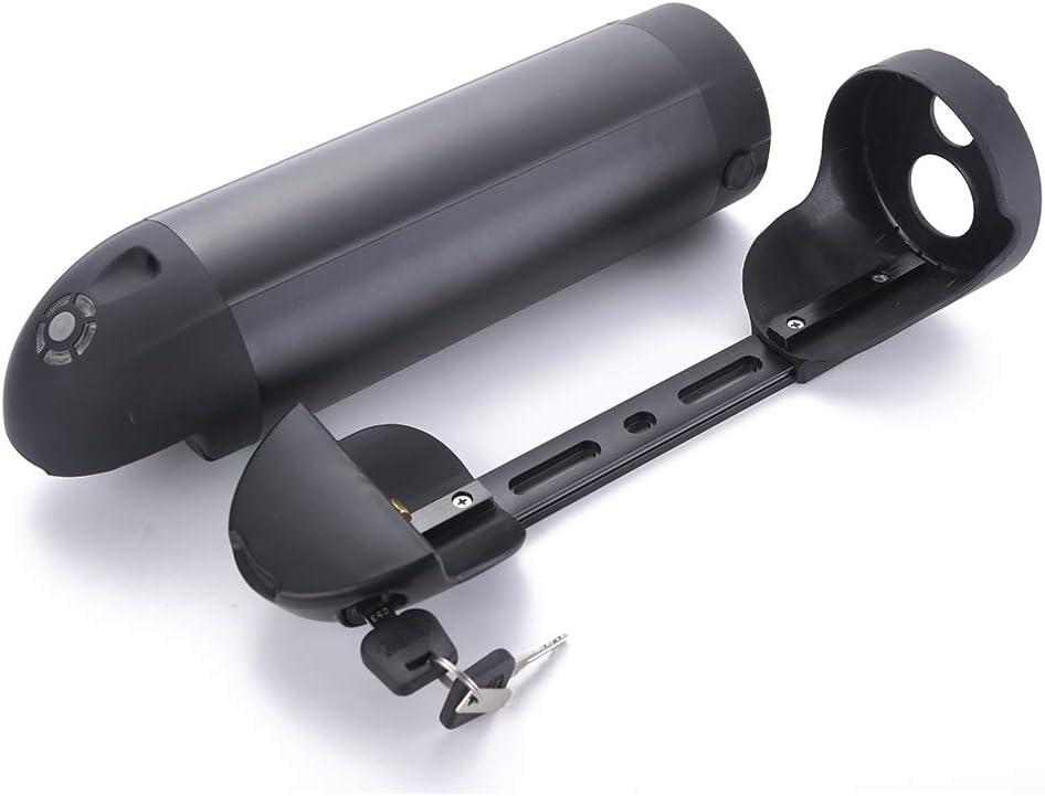HANERIDE Ersatzakku Trinkflaschen 36V 11.6Ah für E-Bike Elektrofahrrad mit Ladegerät und Halterung