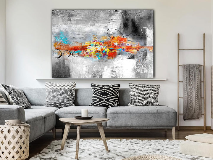 murando - Bilder Abstrakt 90x60 cm Leinwandbild 1 tlg Kunstdruck modern Wandbilder XXL Wanddekoratio