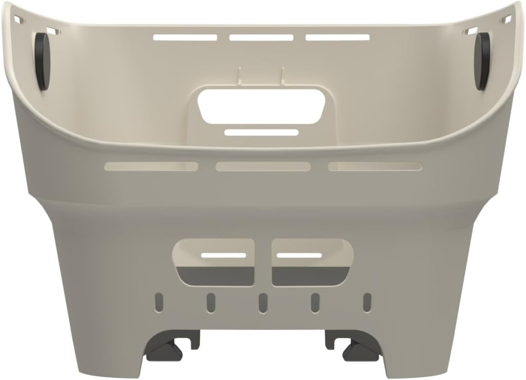 Basil Cento Neo WSL Fahrradkorb Hinten – 21L – aus Recyceltem Kunststoff – Reflektierend – 46.9x23.7