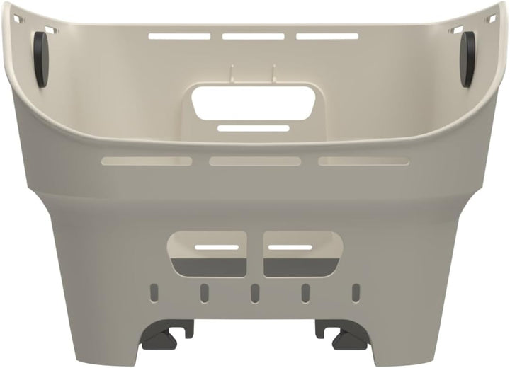 Basil Cento Neo WSL Fahrradkorb Hinten – 21L – aus Recyceltem Kunststoff – Reflektierend – 46.9x23.7