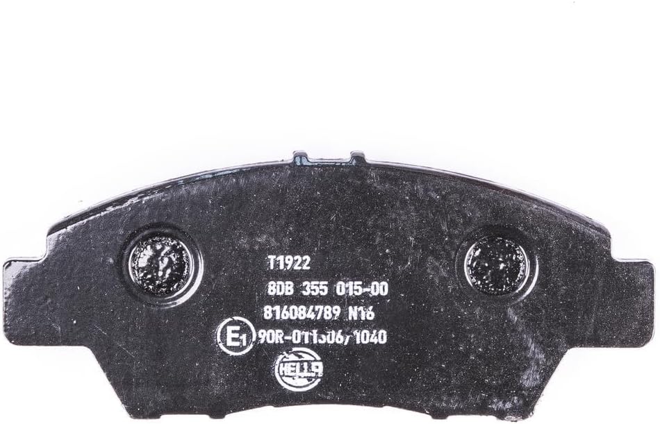 HELLA PAGID 8DB 355 015-001 Bremsbelagsatz - T1922 - Dicke/Stärke: 16.5mm - Bremssystem: Akebono - m