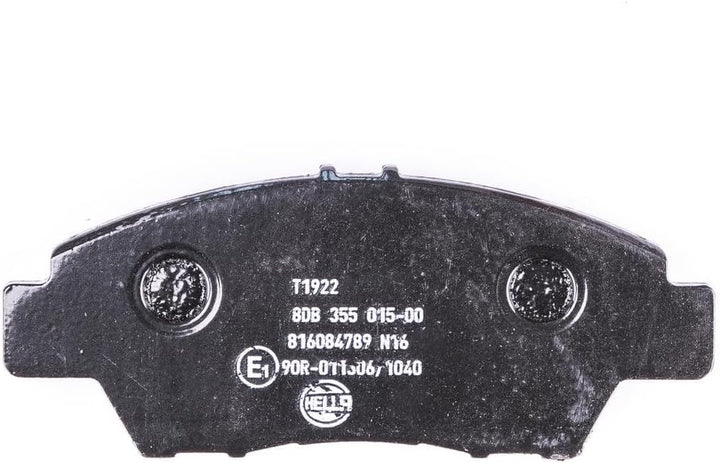 HELLA PAGID 8DB 355 015-001 Bremsbelagsatz - T1922 - Dicke/Stärke: 16.5mm - Bremssystem: Akebono - m