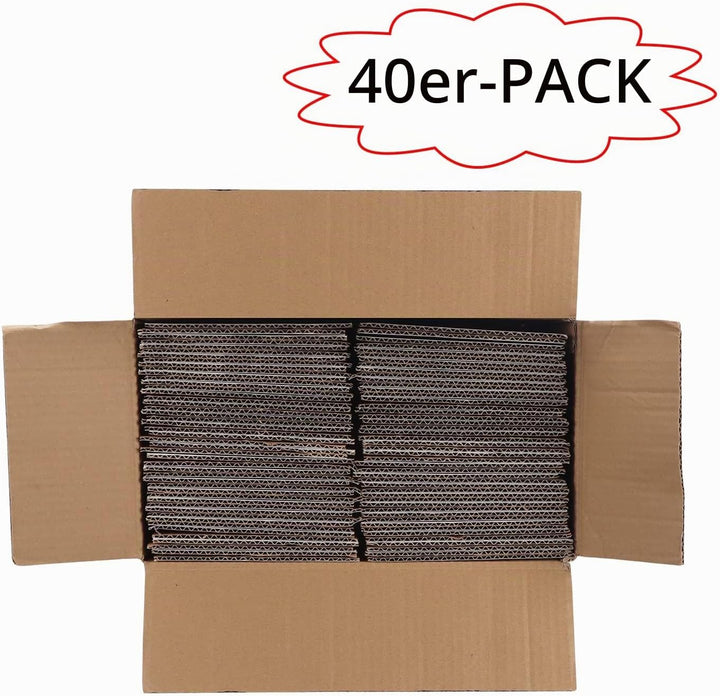 EYMPEU 40 Stück 15,3x15,3x15,3cm Weisse Versandkarton, Kartons für kleine Gegenstände, Spielzeug, Sc