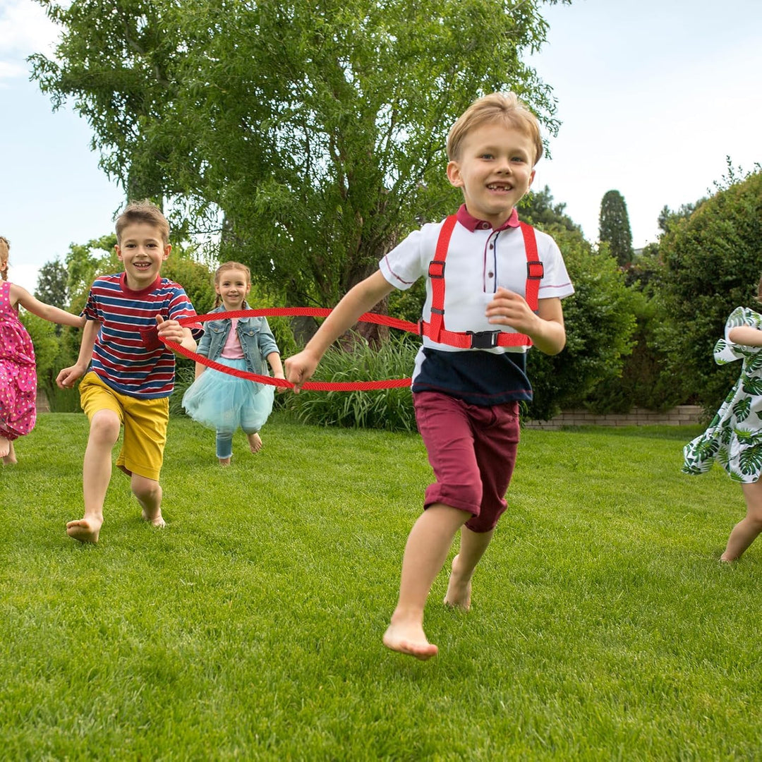 2 Stück Pferdeleine zum Spielen für Kinder Rot Pferdeleine Kinder Pferdeleine Spielzeug Pferde Longi