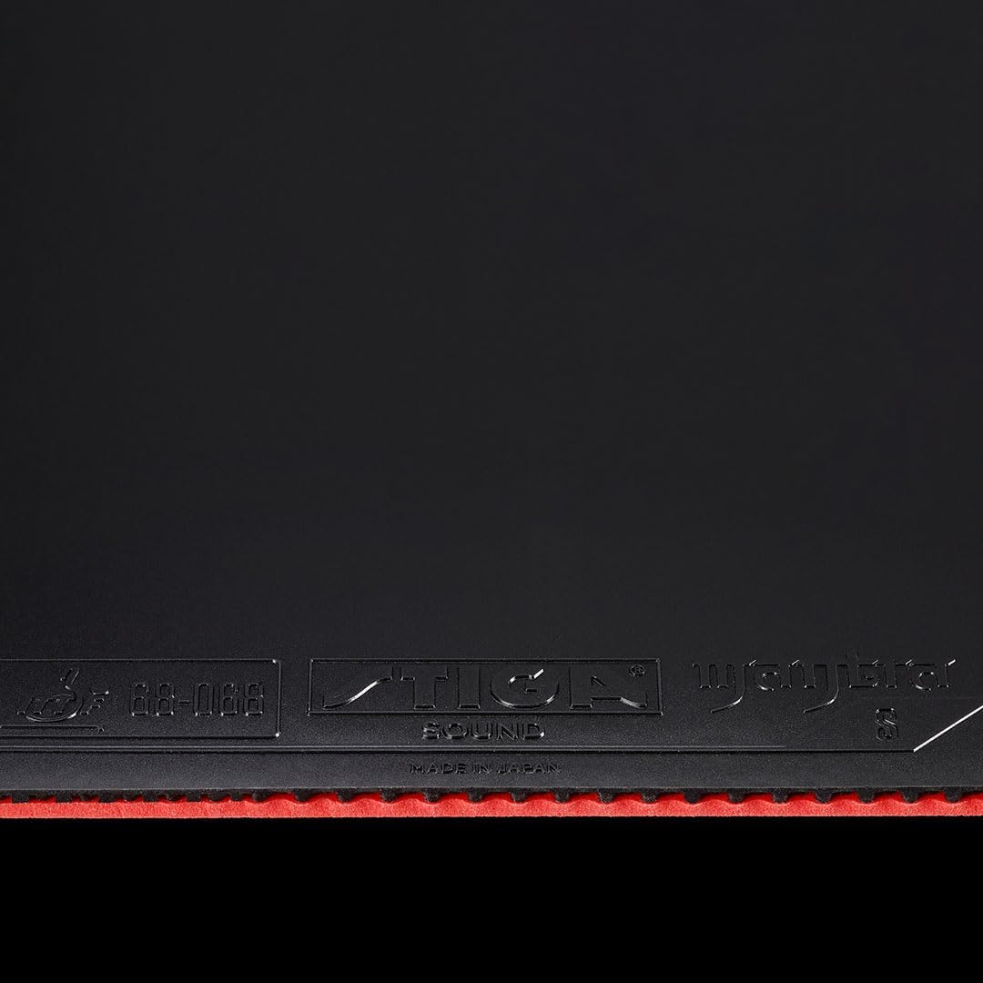 STIGA Tischtennisbelag Mantra Sound 2.1mm Schwarz, Schwarz