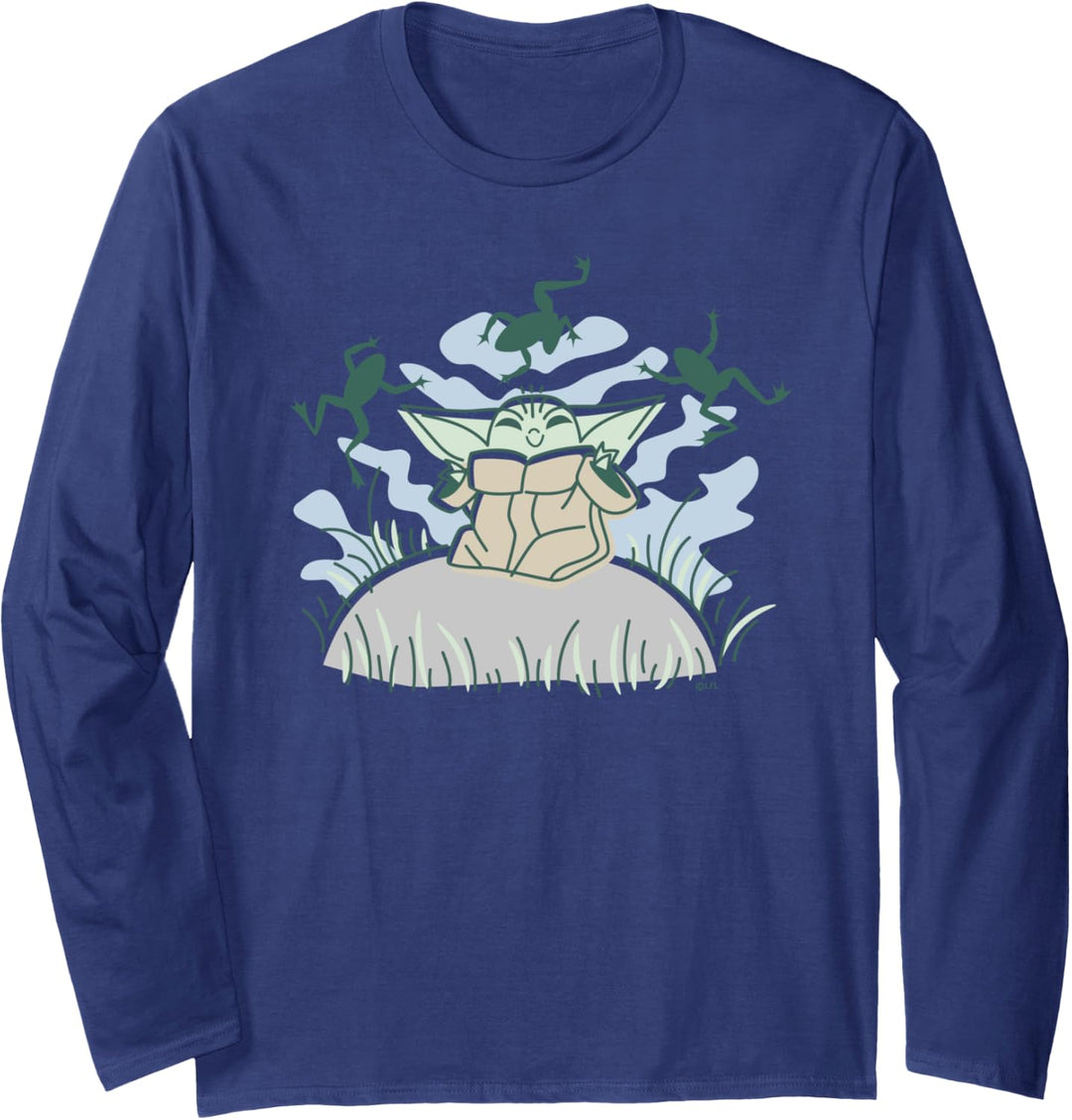 Star Wars Grogu Snack Time Langarmshirt