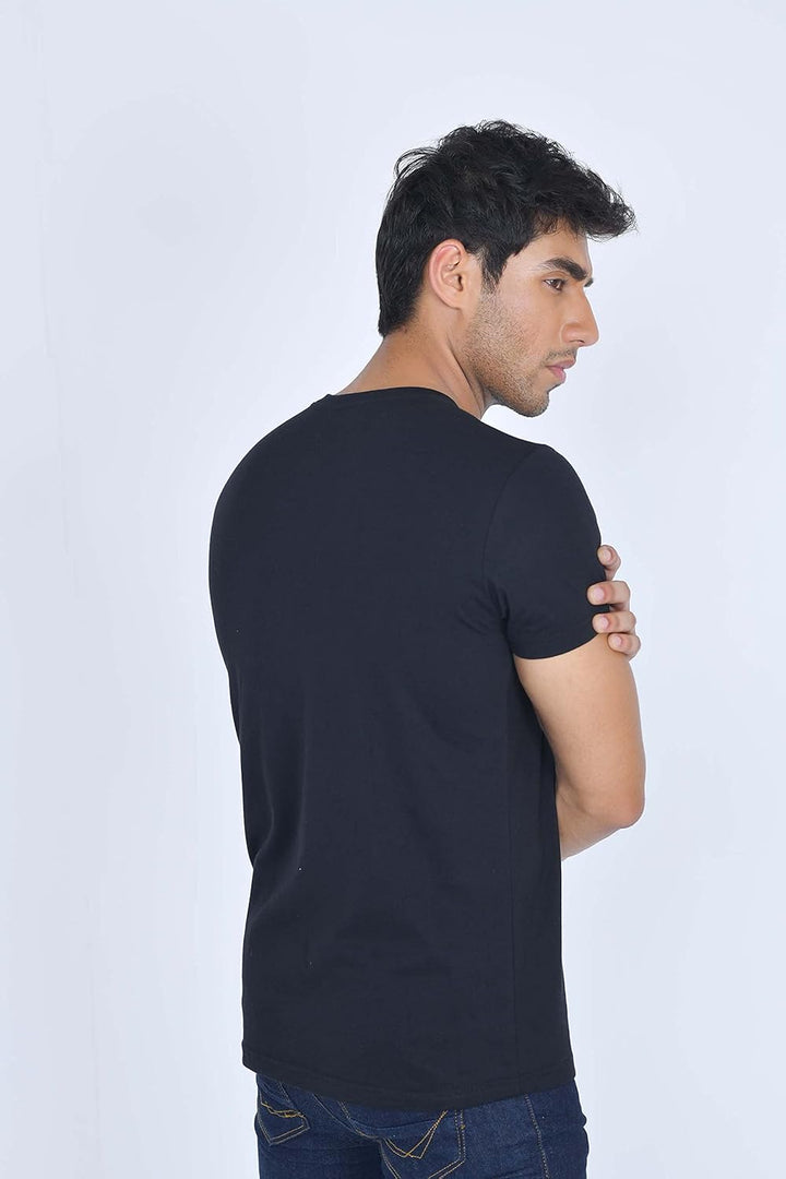 2er-Pack Herren-Henley-T-Shirts mit halben Ärmeln, leichte Henley-Oberteile Holzkohle & Mitternacht