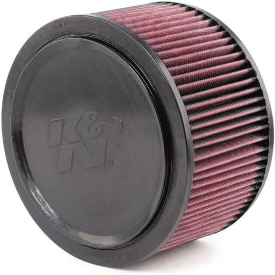 K&N E-0662 Waschbarer und wiederverwendbarer KFZ Tauschluftfilter Rot Einzelbett, Einzelbett
