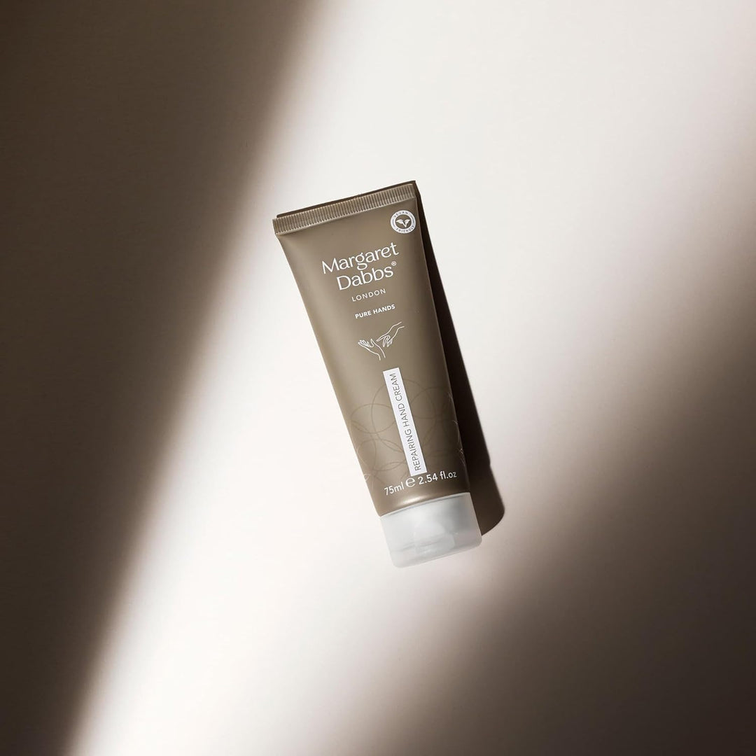 Margaret Dabbs Pure Repairing Hand Cream Deep, Lasting Hydration for Very Dry Skin, Rose and Lemon S