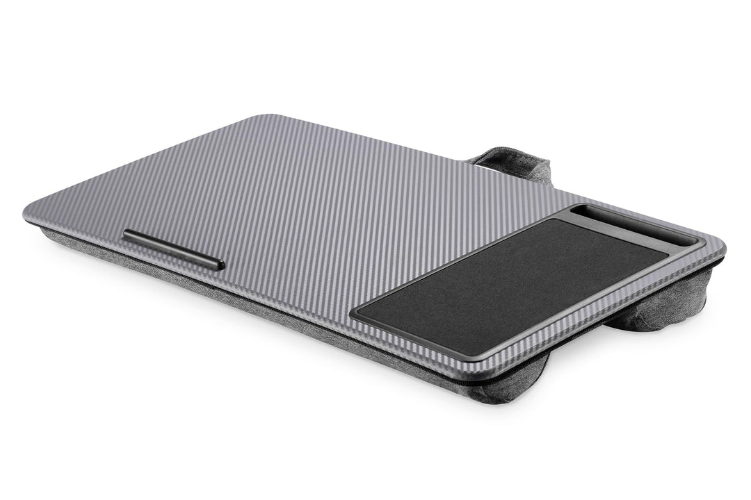 DIGITUS Notebook Kissen - mit Smartphone-Halterung - für 17" Laptops - Laptopunterlage - zum bequeme