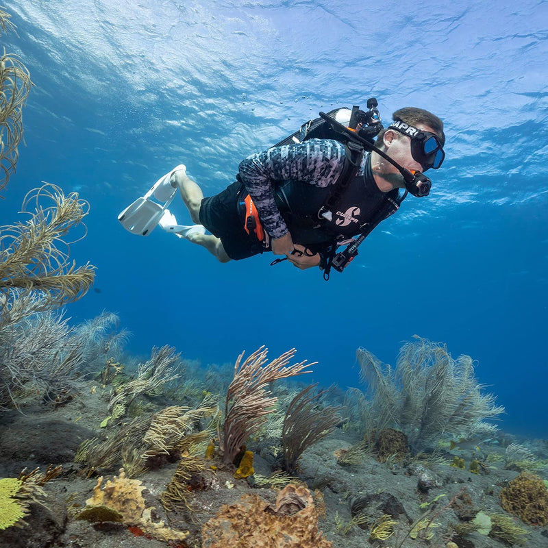 Scubapro Seawing Supernova Tauchflossen mit voller Fusstasche Schwarz M, Schwarz M